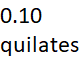 0.10 quilates
