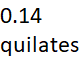 0.14 quilates