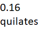 0.16 quilates