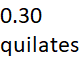 0.30 quilates