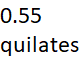 0.55 quilates