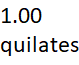 1.00 quilates