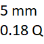 5 mm y 0.18 quilates