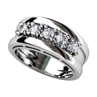 3 tamaños de diamantes y en 4 metales preciosos. ref-S26G