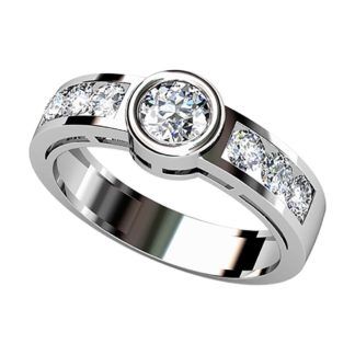 1 tamaño de diamante y en 4 metales preciosos. ref-S5B-A35A60