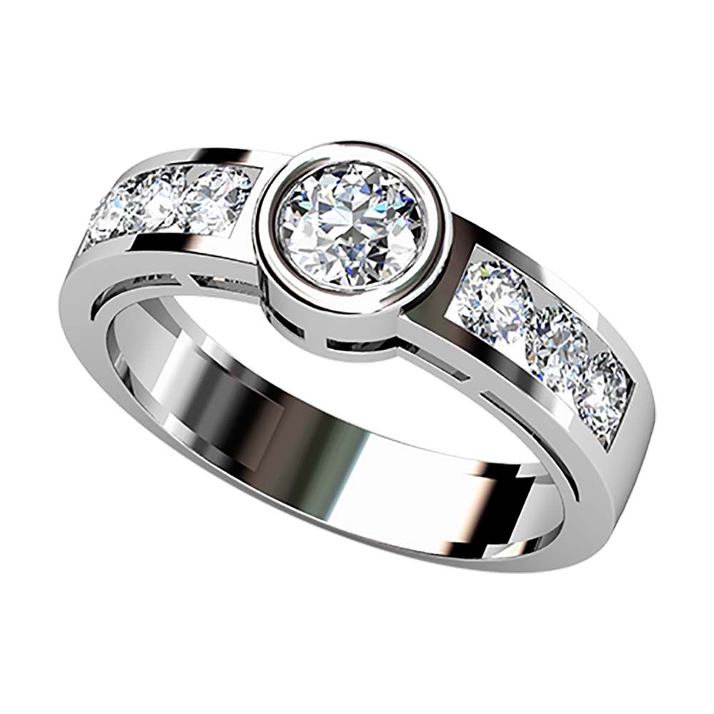 1 tamaño de diamante y en 4 metales preciosos. ref-S5B-A35A60