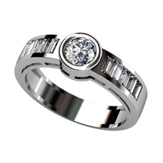 1 tamaño de diamante y en 4 metales preciosos. ref-S5B-A35L70