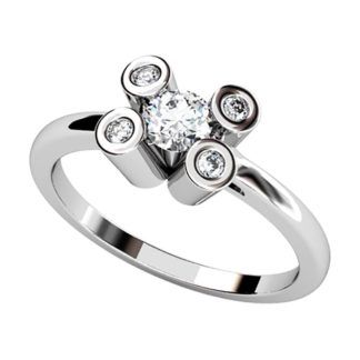 4 tamaños de diamantes y en 4 metales preciosos. ref-S5F