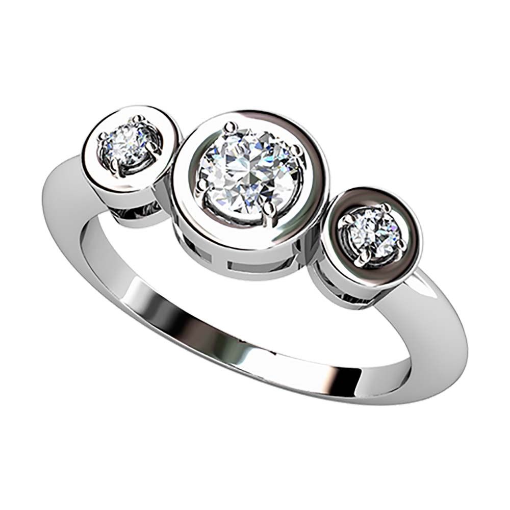 1 tamaño de diamante y en 4 metales preciosos. ref-S5V-A25A10