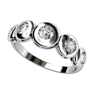 1 tamaño de diamante y en 4 metales preciosos. ref-S5Y-A50A25A15