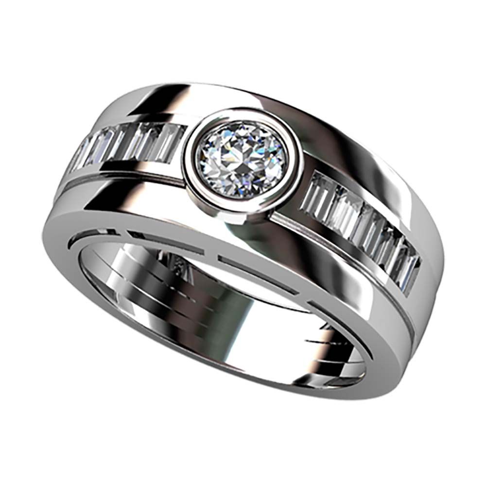 1 tamaño de diamante y en 4 metales preciosos. ref-S6B-A35L70