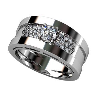 1 tamaño de diamante y en 4 metales preciosos. ref-S6C-A35A54