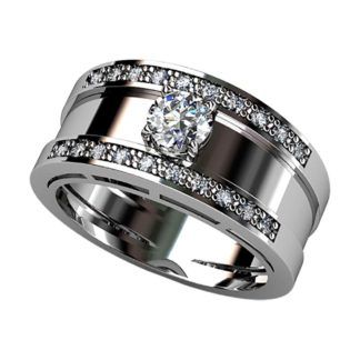 1 tamaño de diamante y en 4 metales preciosos. Video S7C-A35A20