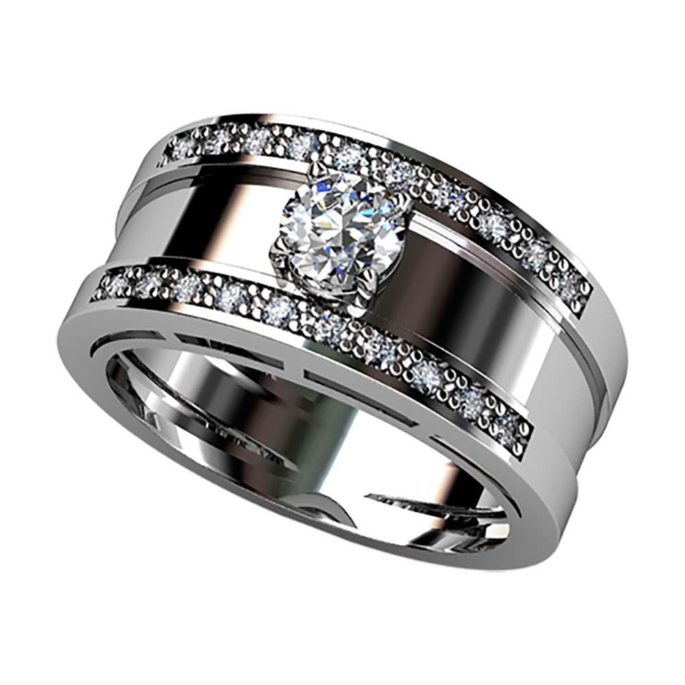 1 tamaño de diamante y en 4 metales preciosos. Video S7C-A35A20