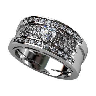 1 tamaño de diamante y en 4 metales preciosos. Video S7C-35A54A20