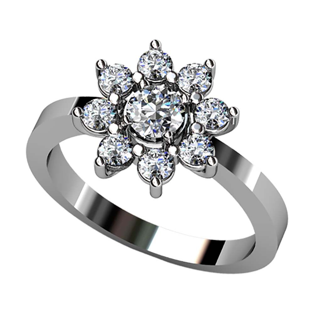 1 tamaño de diamante y en 4 metales preciosos. ref-S8R-A25A40